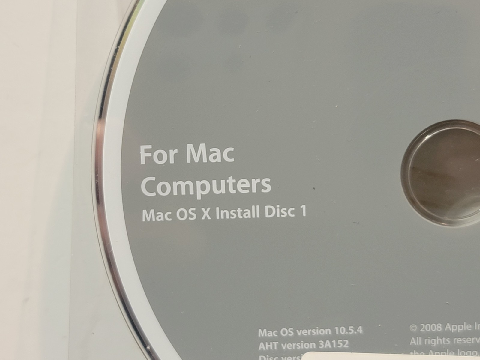 Macintosh iMac OS X 10 Jaguar V10.2 Mac Install Restore Software CDs Discs 2002