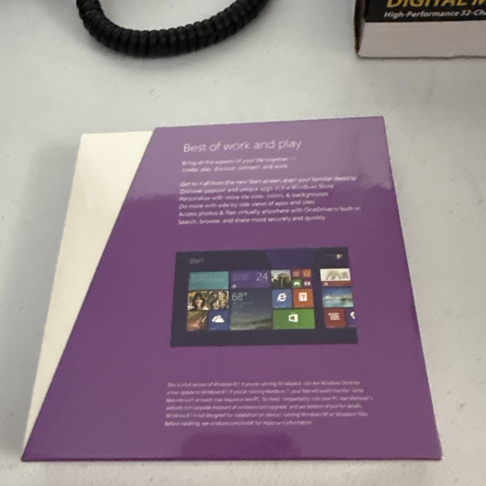 Microsoft Windows 8.1 – Full Version 32 & 64 Bit – Sealed