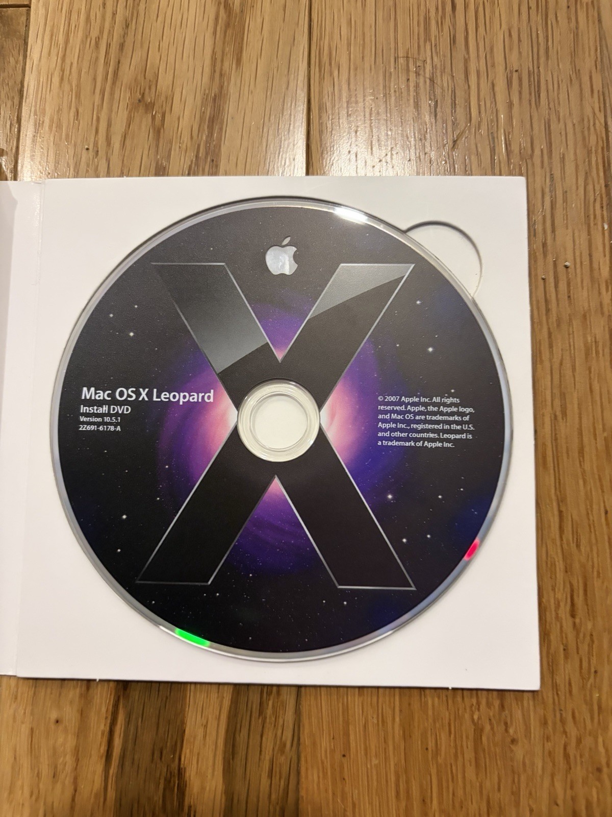 Apple MAC OS X Leopard Power Mac G5 Box Set CD