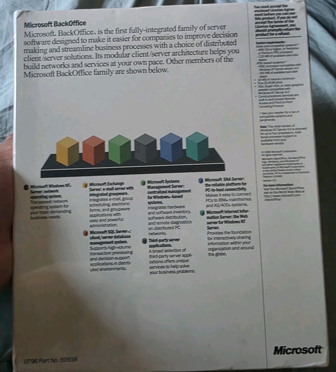 Microsoft Windows NT Server 4.0 CD 10 Client Access Linceses Factory Sealed 1996