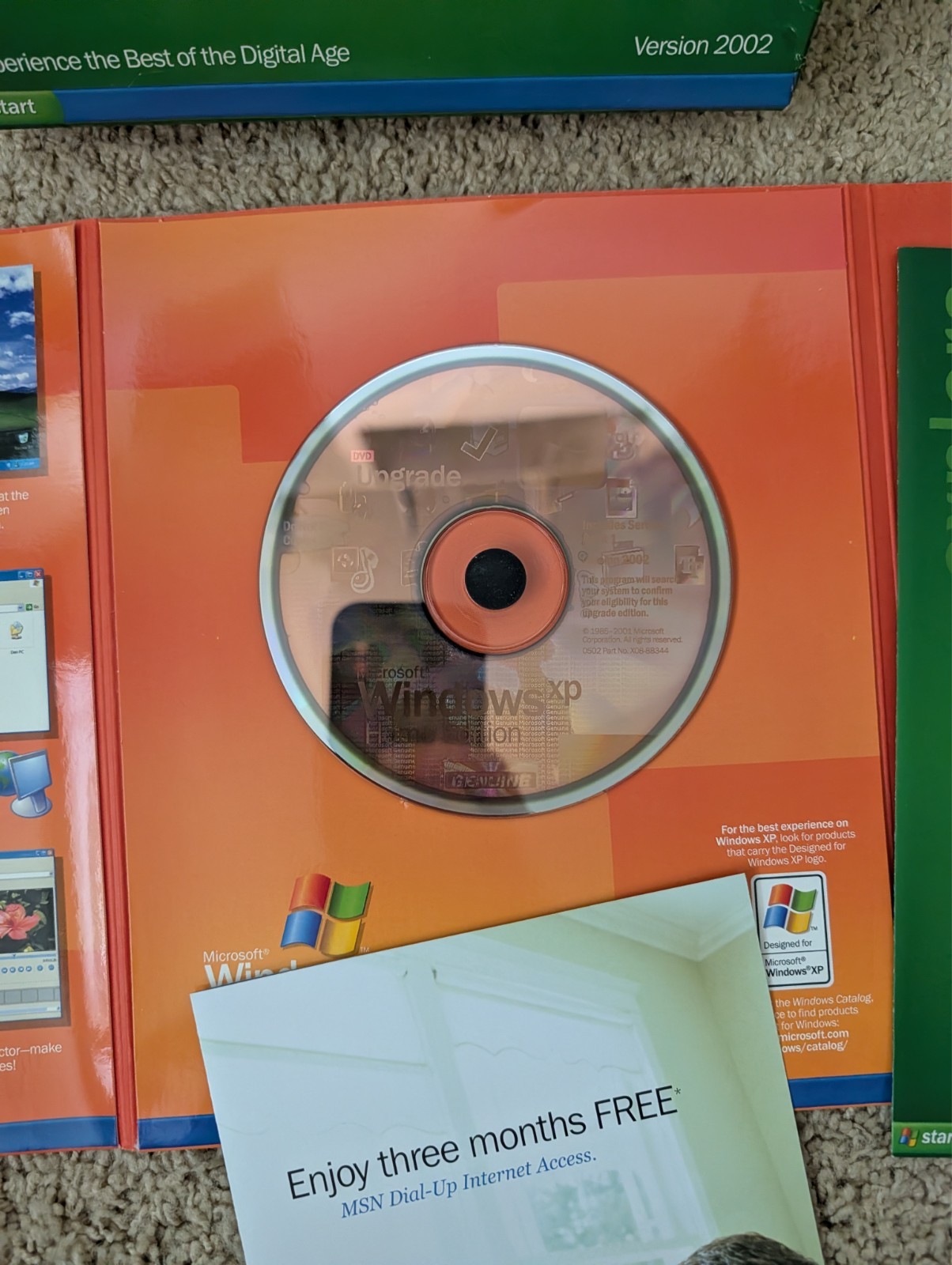 Microsoft Windows XP Home Edition Upgrade Retail Package W/ Product Key English