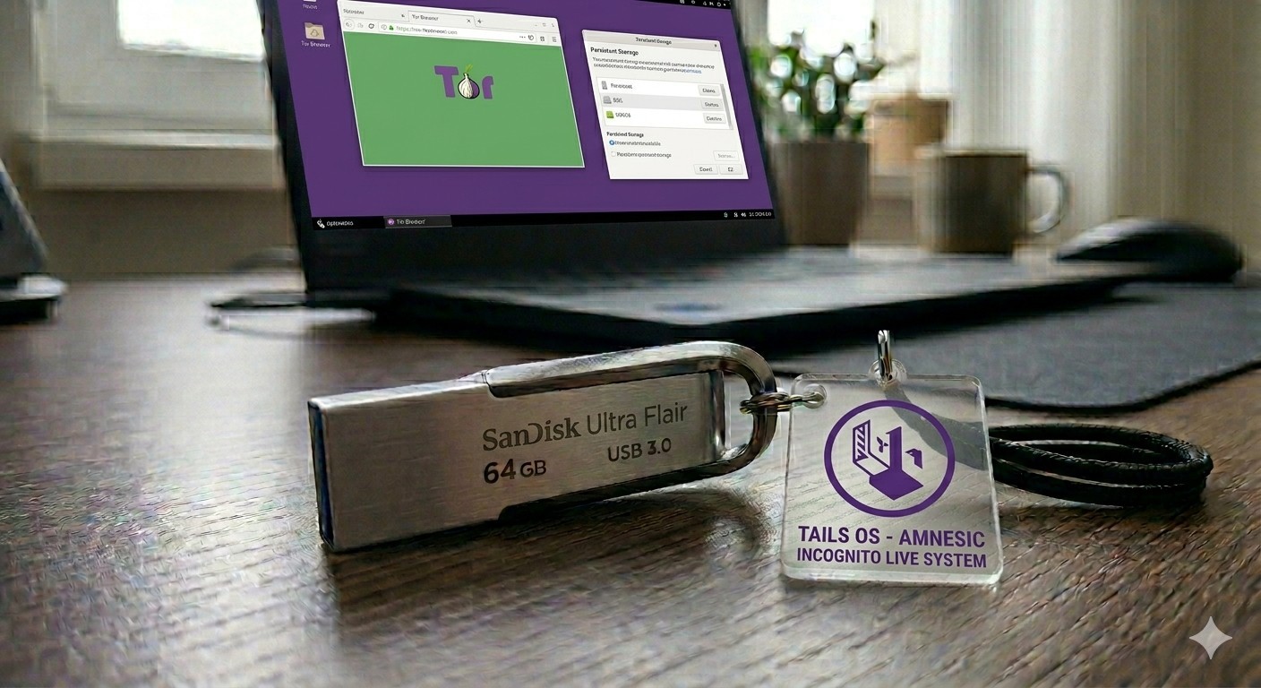 Tails OS On 64GB USB Drive – Privacy first Linux