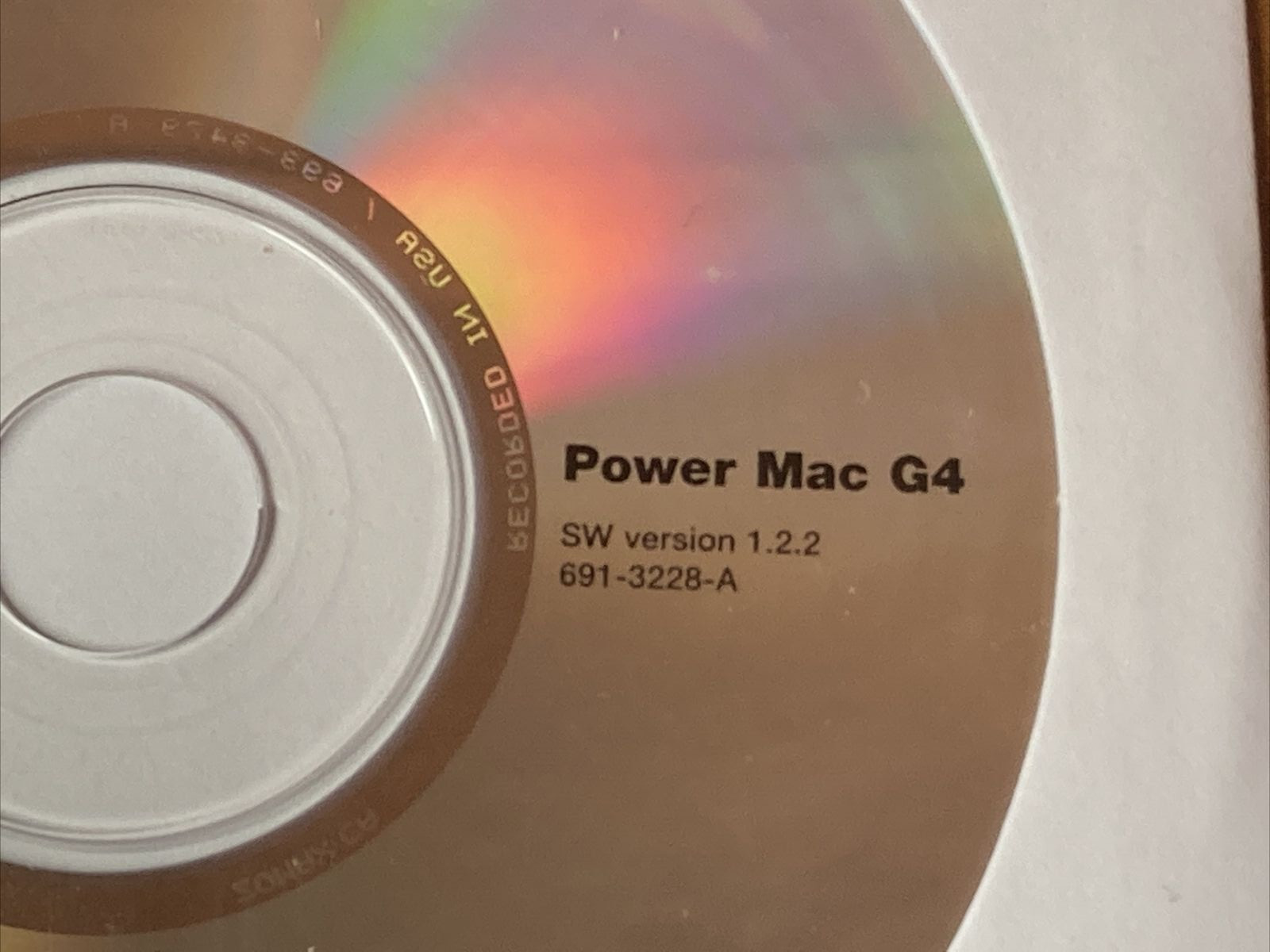 Apple Hardware Test CD Disc for Power Mac G4 SW Version 1.2.2