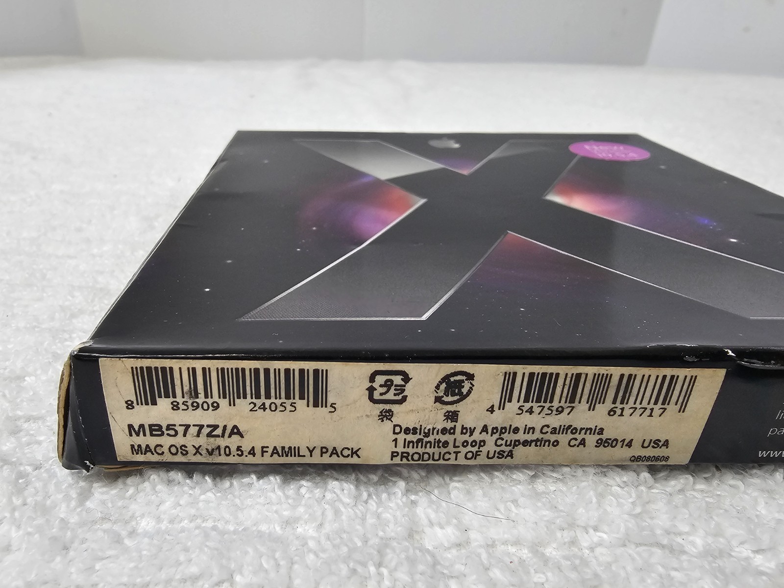 Apple Mac OS X Leopard 10.5.4 Install DVD Family Pack w Manual & Original Boxing
