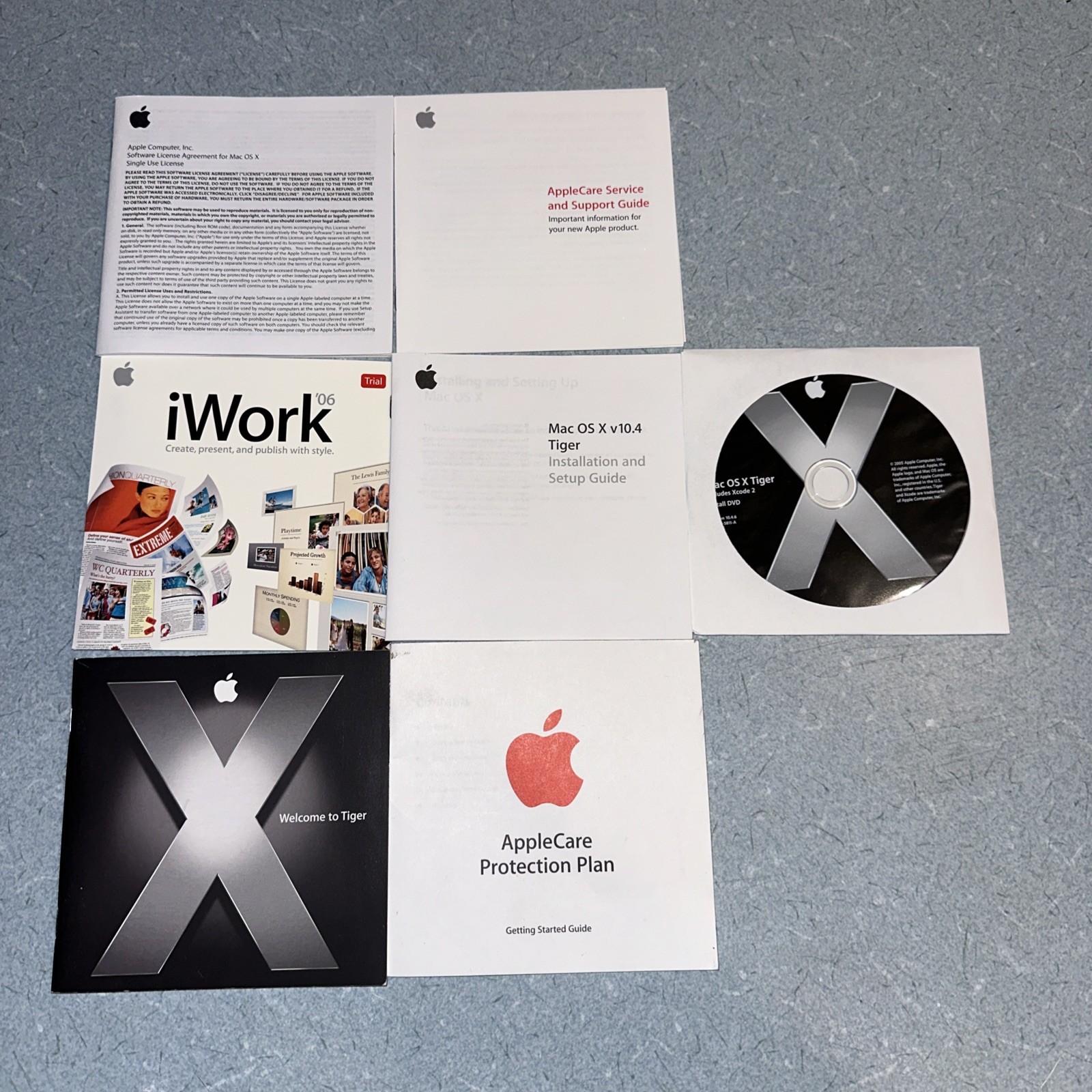 MAC OS X Tiger Version 10.4, Installationsdisc OVP