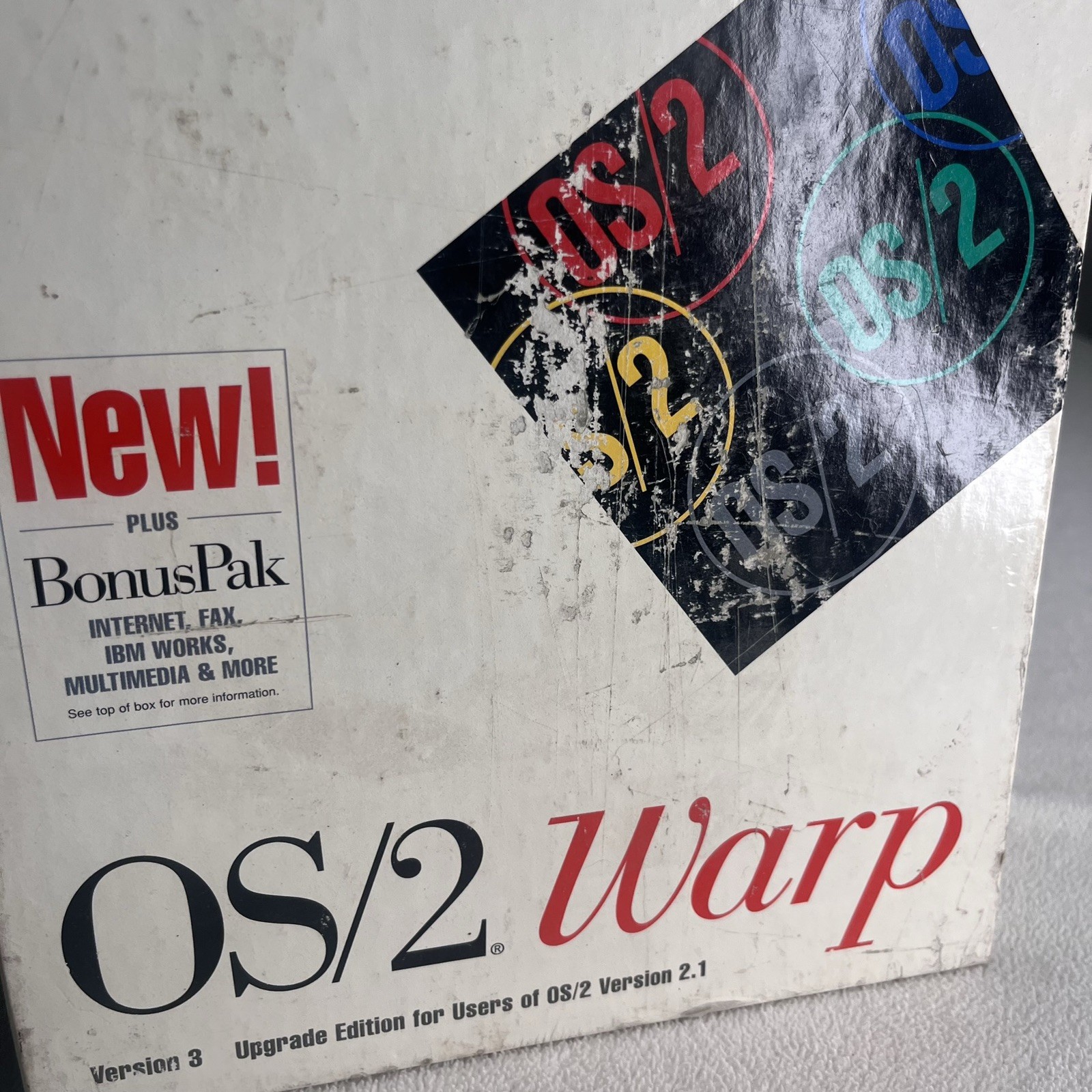 IBM Vintage OS/2 Warp Version 3 Computer Software