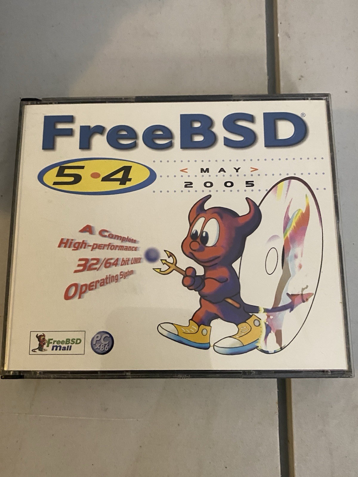 Vintage FreeBSD 5.4 May 2005 Operating System PC x86 32/64-bit CD Set