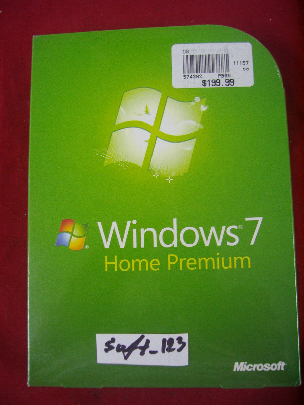 Microsoft Windows 7 Home Premium Full English 32 & 64 Bit DVDs =NEW SEALED BOX=