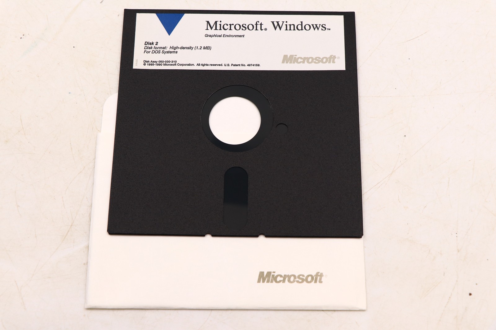 MICROSOFT WINDOWS Version 3.0 5.25″ Floppy Disks 1st Party 1990
