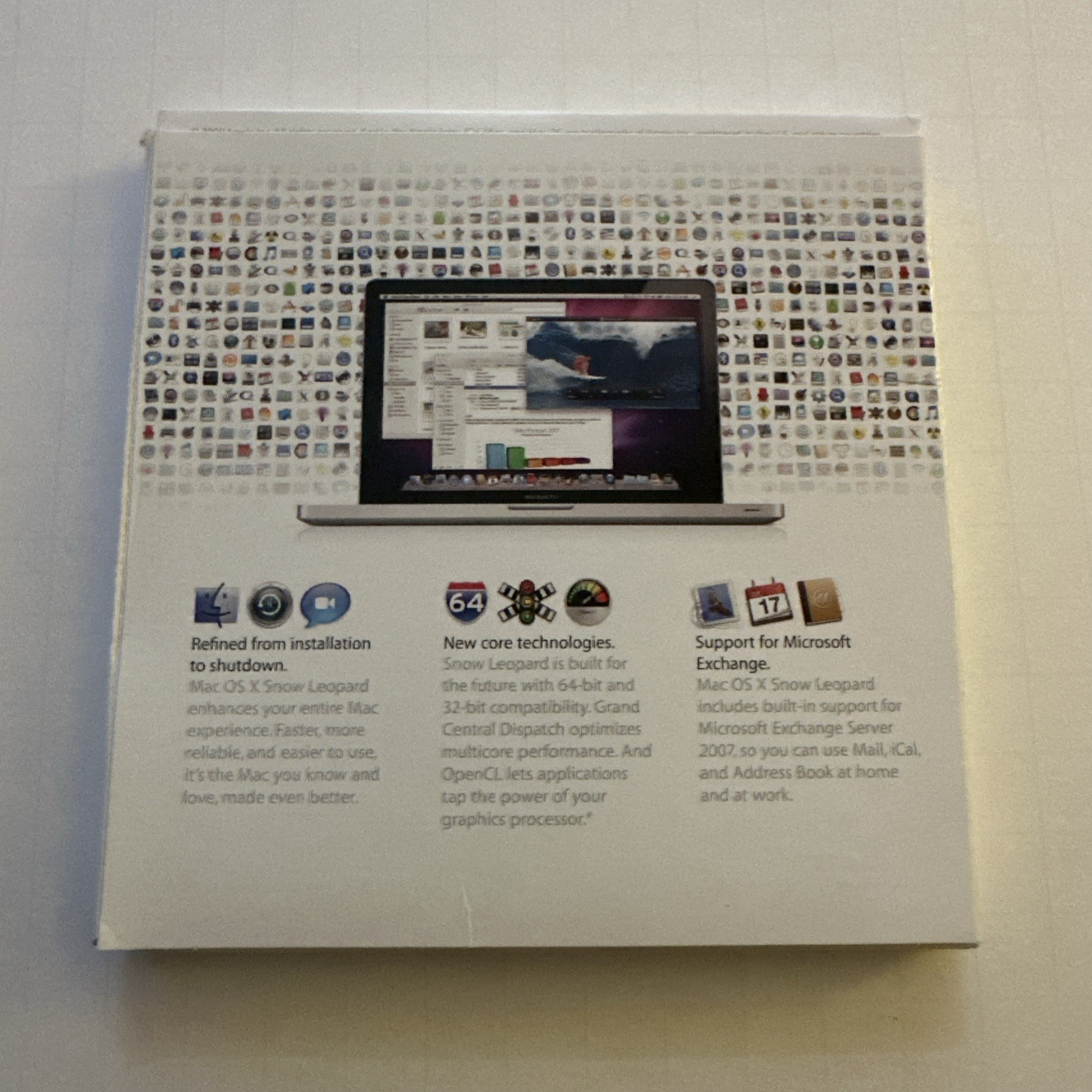 Apple Snow Leopard 10.6.3 (Retail (License Only)) (1 User) Full Version for Mac