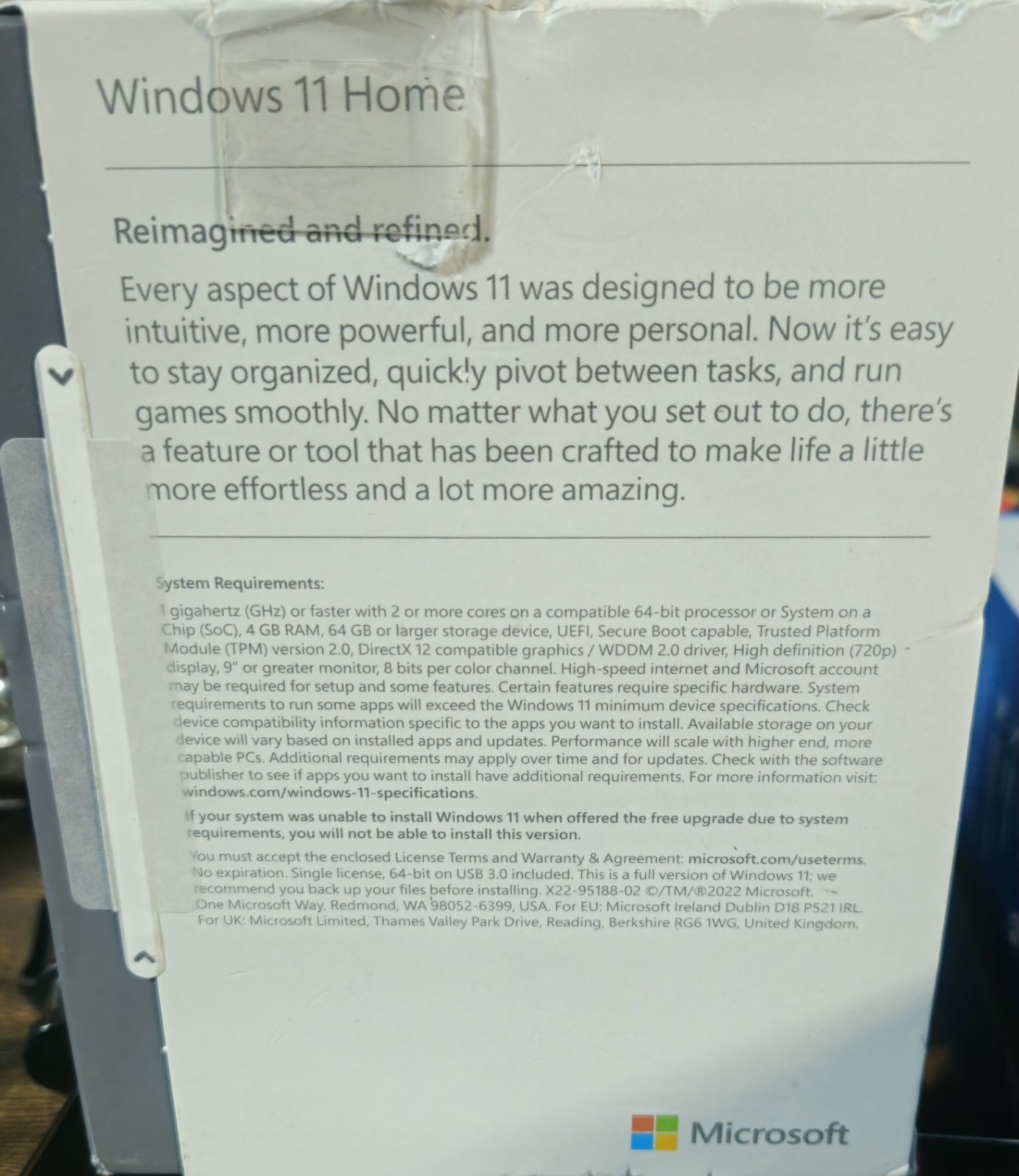 Microsoft HAJ-00108 Windows 11 64-bit Operating System