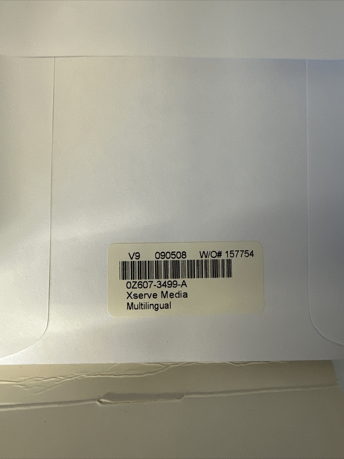 MacOS X Server X 10.5 Unlimited Client – CDS041608 607-2363 0Z607-3499-A V9 lic