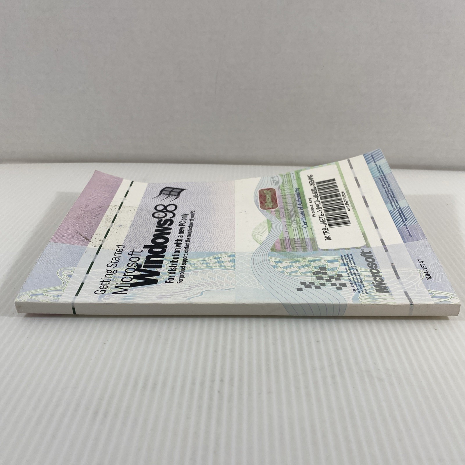 Microsoft Windows 98 Getting Started Manual No CD Vintage