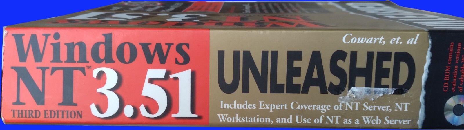 Microsoft Windows NT Workstation 4 OS CD 1-2 CPU Edition & Unleashed Manual 3rdE