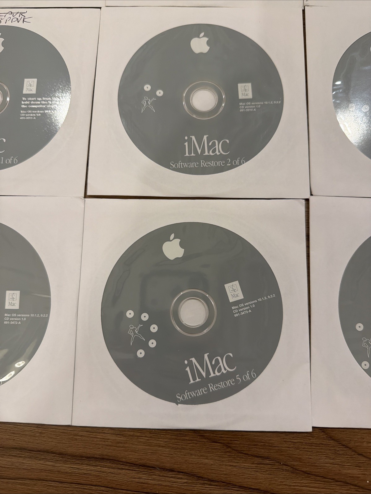 Apple iMac OS X Install Disks 10.1.2 + Applications + iMac Software Restore
