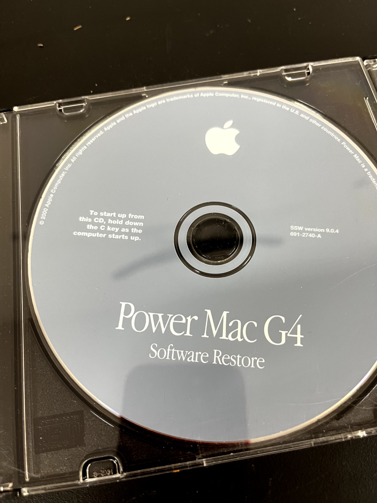 Power Mac G4 OS 9.04 Restore + Install CDs Year 2000 691-2739, 691-2740 Vintage