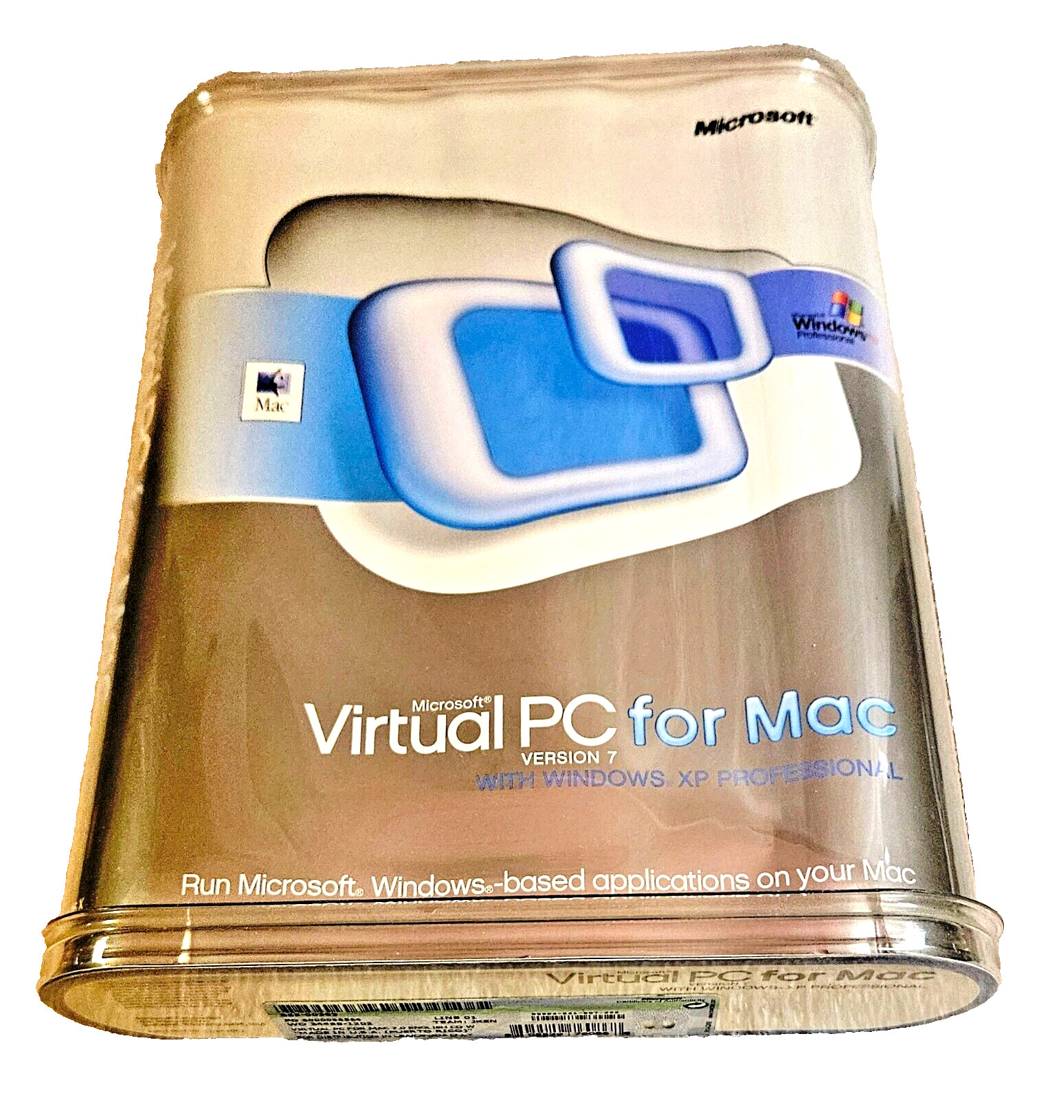 GENUINE Microsoft Virtual PC for MAC Version 7 with Windows XP Professional