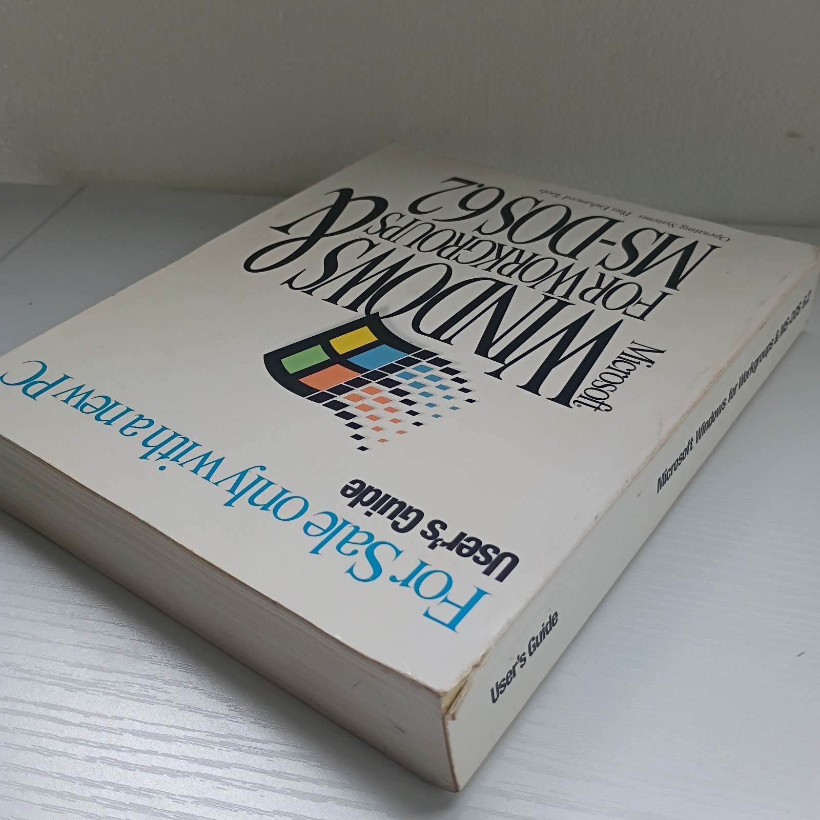 Microsoft Windows For Workgroups & MS-DOS 6.2 Users Guide Manual Vtg