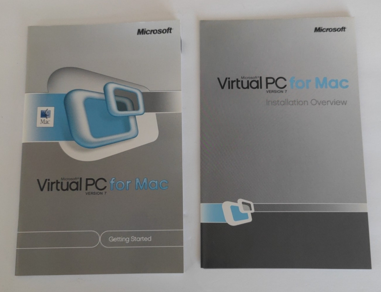 Microsoft Virtual PC For Mac Version 7 w/ Windows XP Professional CDs + Manuals