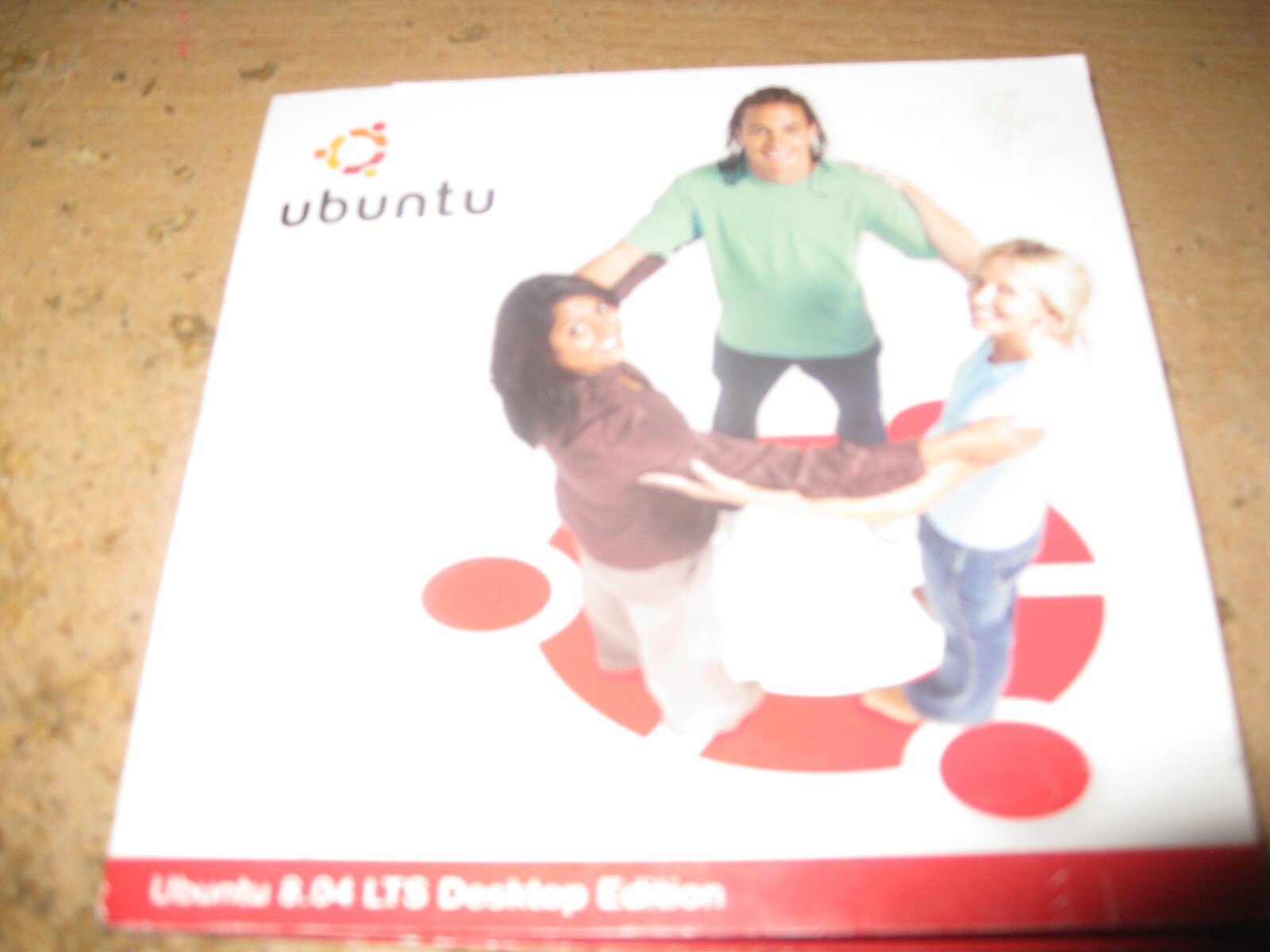 RARE Vintage Ubuntu 8.04 LTS Installation Live CD LINUX OS System