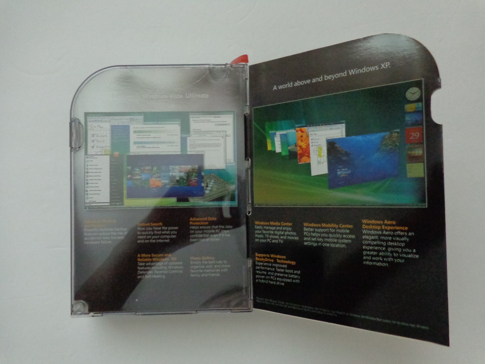Microsoft Windows Vista Ultimate w/SP1,SKU 66R-02261,Sealed Retail Package,Full
