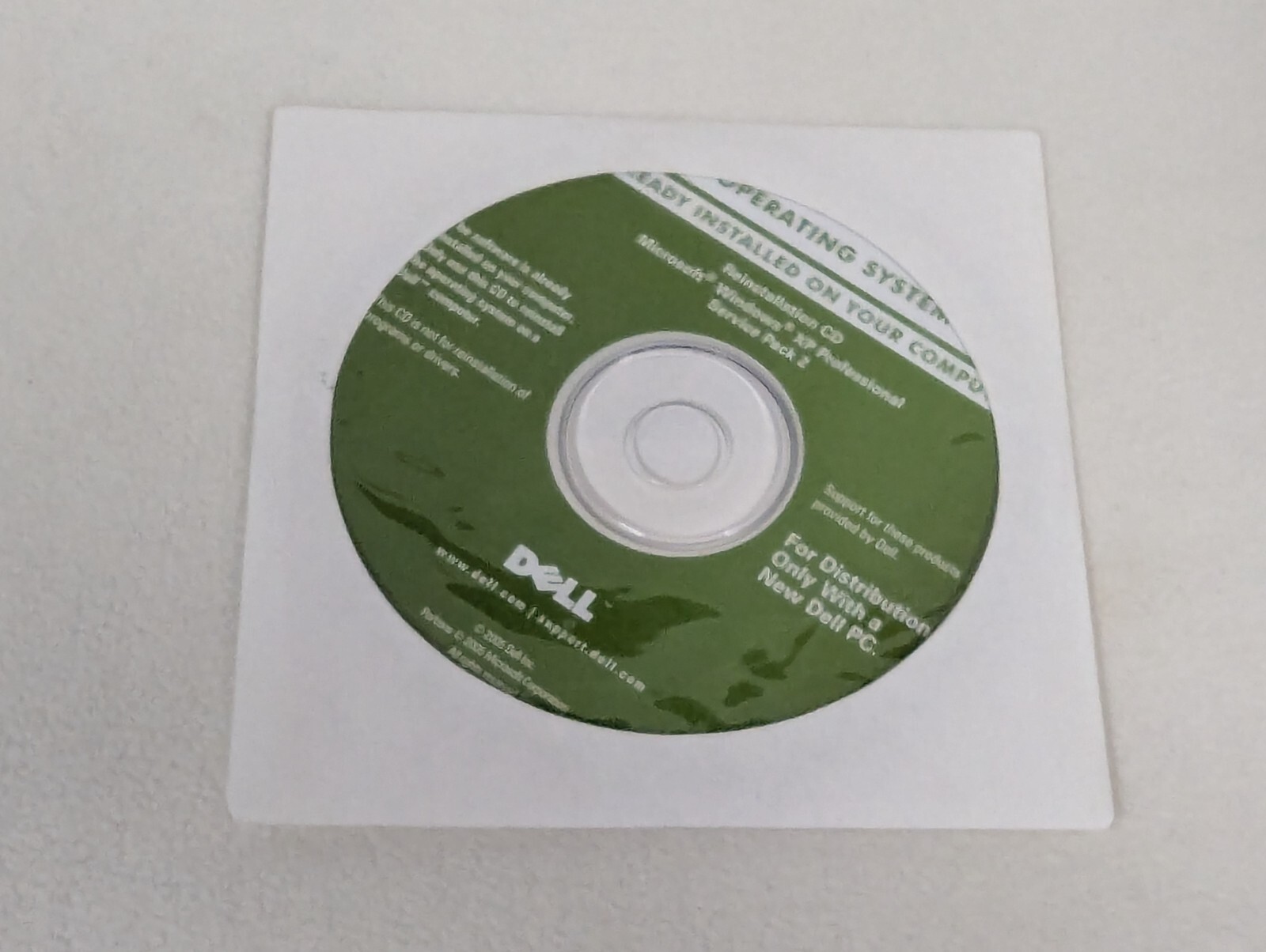~ New Dell Windows XP Pro SP2 Operating System Reinstallation CD 0RX073 (No Key)