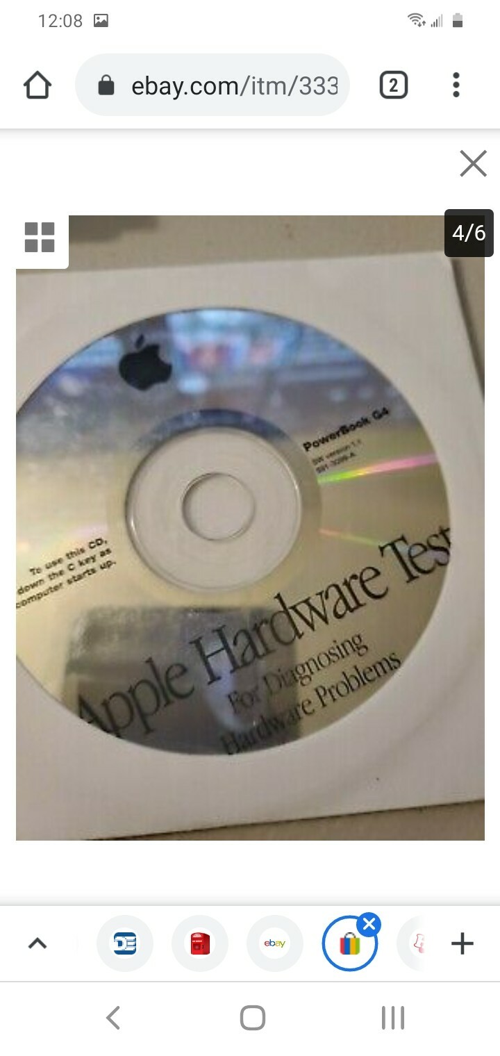Apple Power Mac G4 Media Restore & OS X Install Discs – 7 Discs