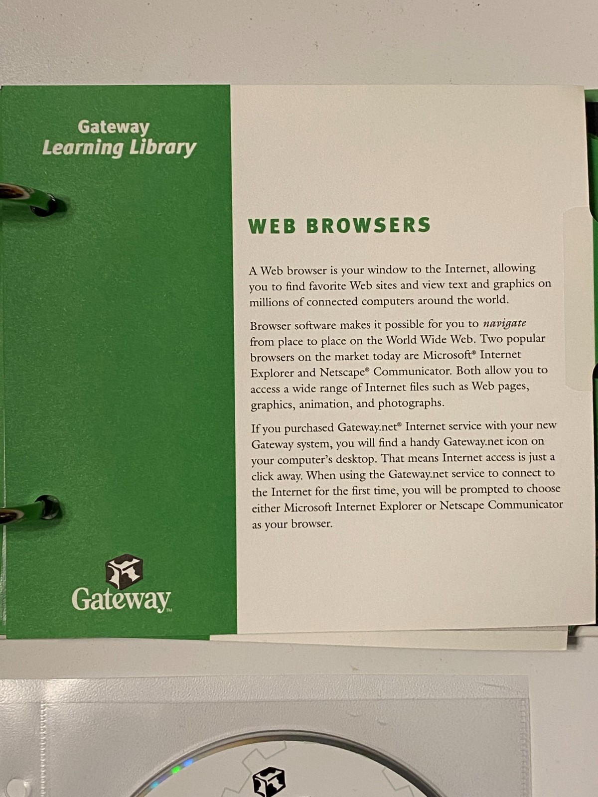 GATEWAY Computer’s Learning Library
