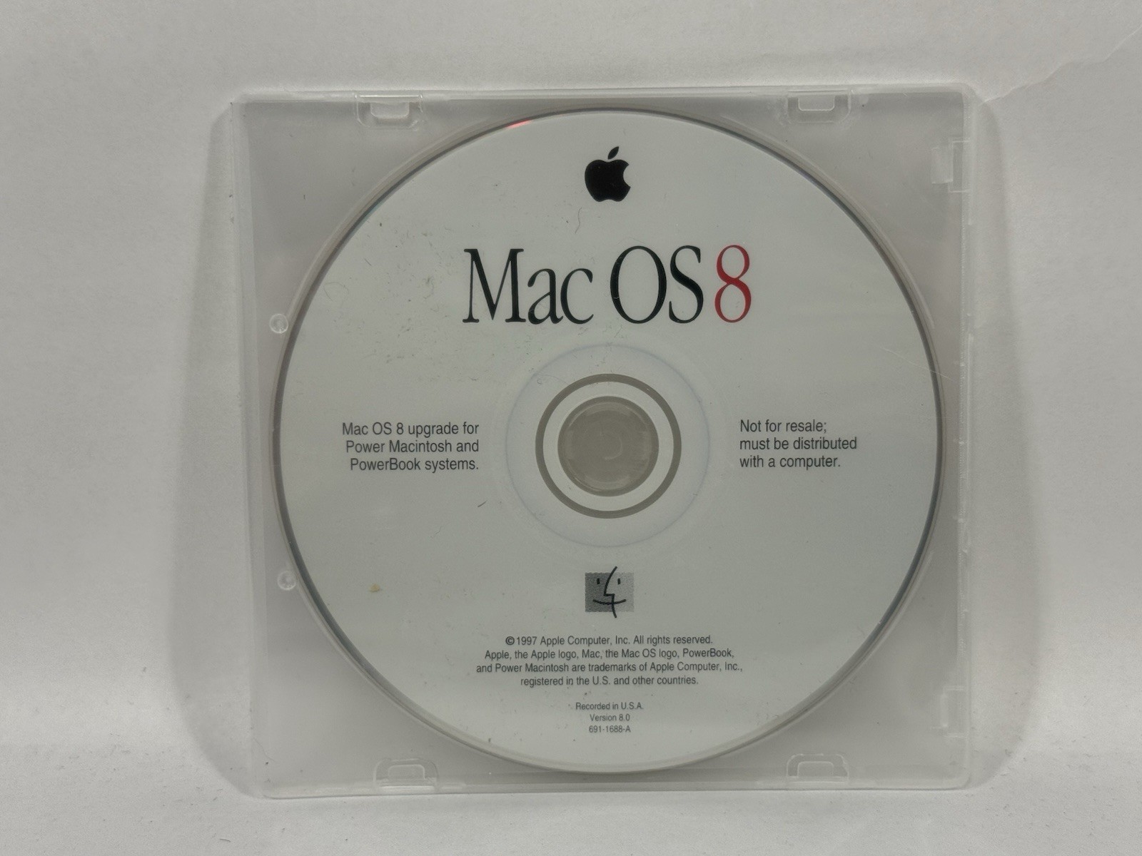 Mac OS 8 Apple Computer Operating System CD Rom Install Disc Only