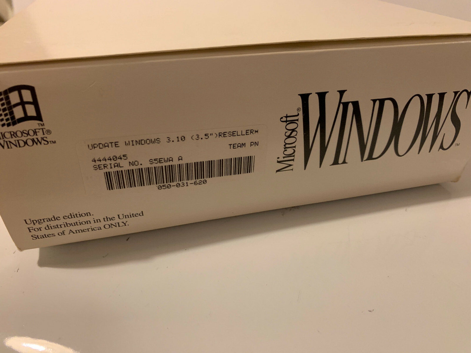 MICROSOFT WINDOWS V3.10 MANUAL 5.25″ DISKETTES COLLECTIBLE 050-030-620 LAST ONE
