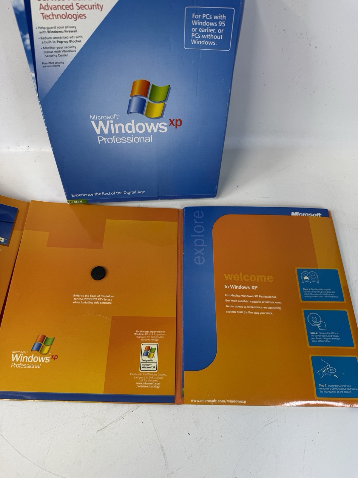 Microsoft Windows XP Professional Upgrade Version 2002 SP2 CIB w/ Product Key