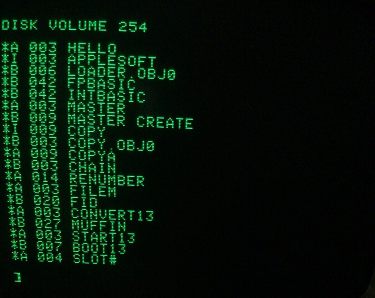 Apple II ProDOS 1.1.1 and DOS 3.3 System Master 5.25” 2-in-1 Floppy Disk