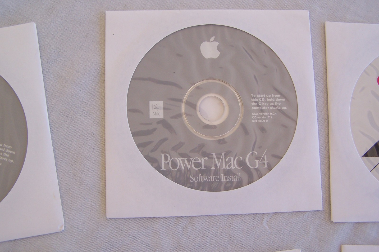 SIX Apple Power Mac G4 Software Restore discs Iphoto Imovie Hardware et year2000