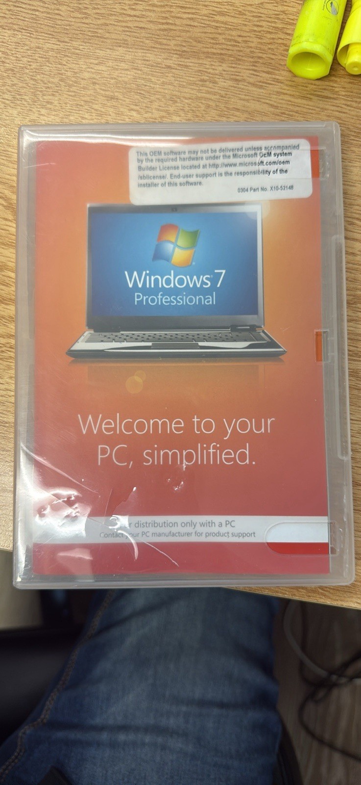 Microsoft Windows 7 Professional SP1 64-bit OEM DVD *NEW*