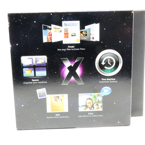 Apple Mac OS X Version 10.5 Leopard Family Pack MB428Z/A w/ Manual & Stickers Ex