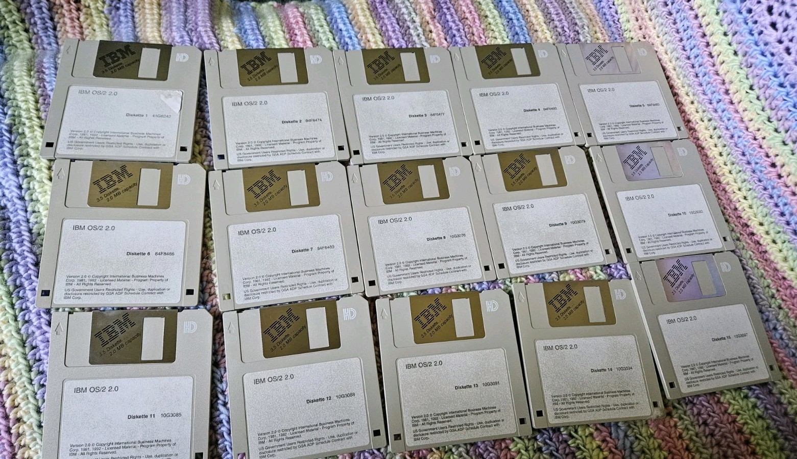 Vintage IBM OS/2 2.0 Full Version 3.5″ in Original Box