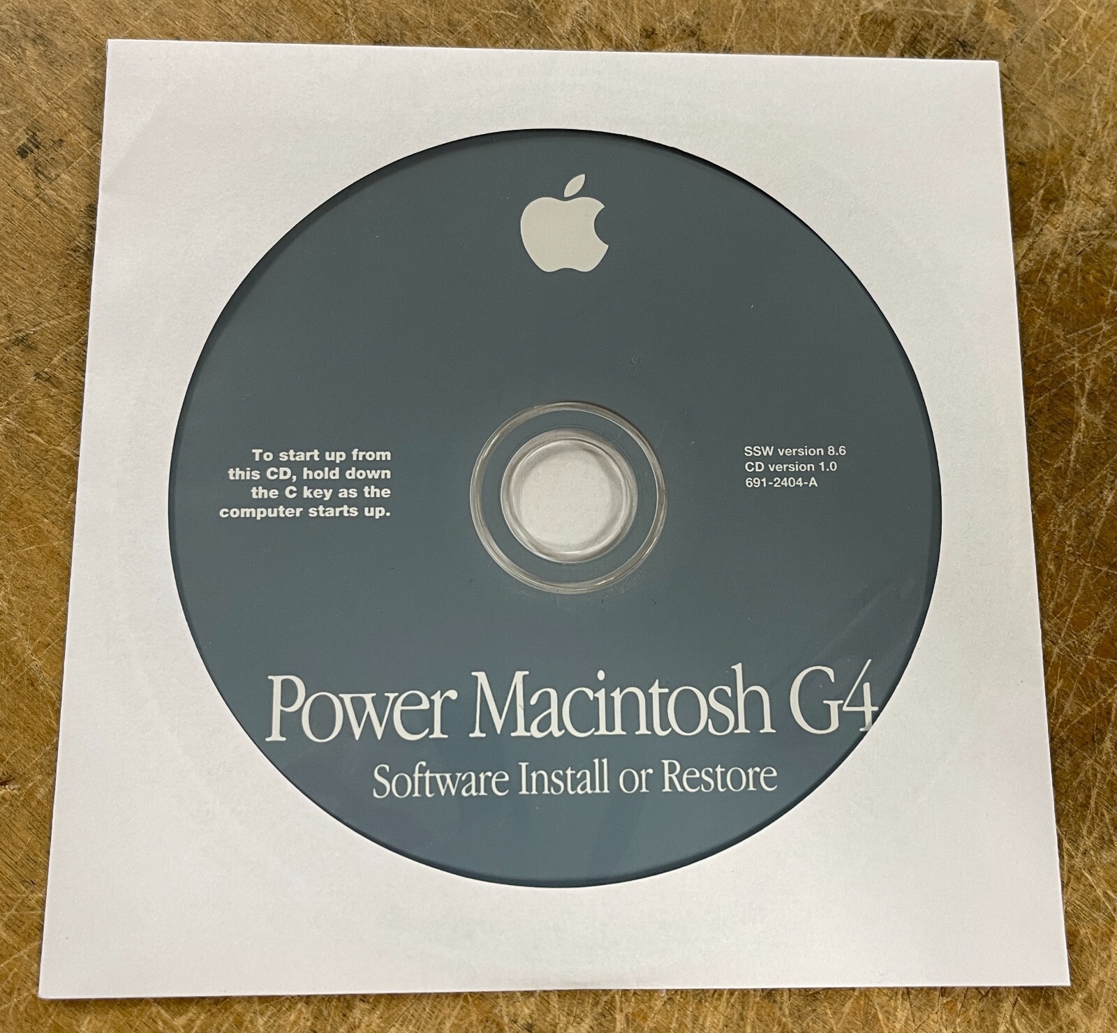 Apple Power Mac G4 PCI Graphics OS9.0 Software Install or Restore