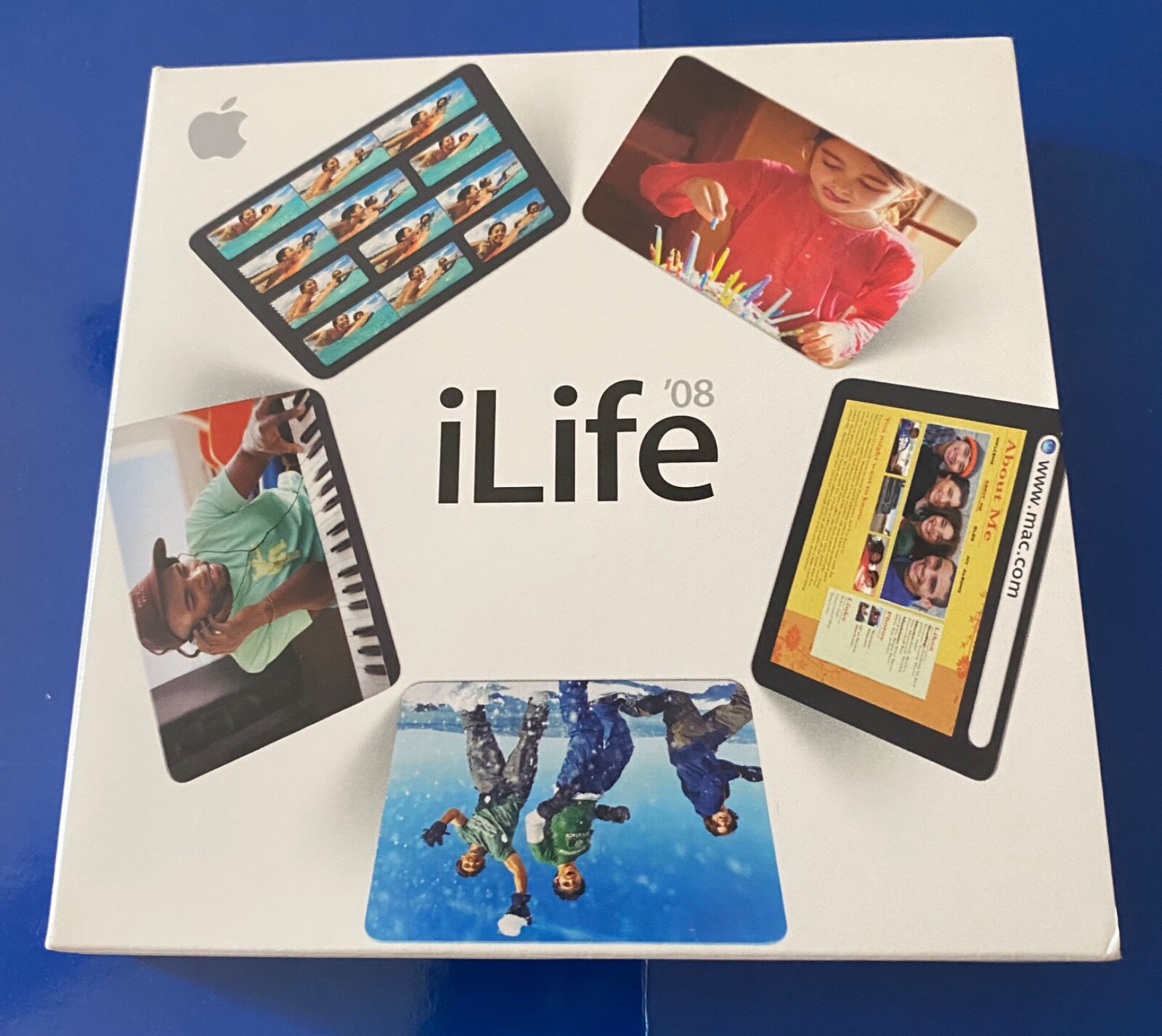 Apple iLife 08 DVD Software with Manuel Orig Box & iWork 08 Trial CD MB015Z/A