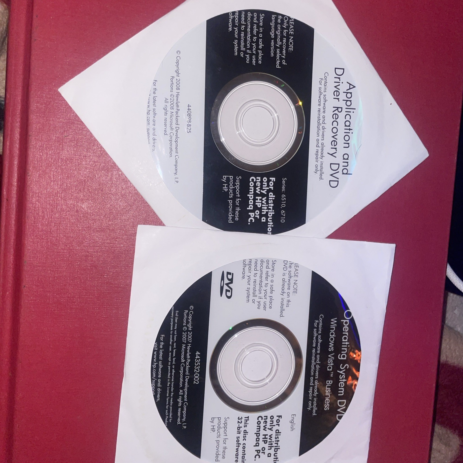 Windows Vista Operating System + Application And Driver Recovery New With Keys
