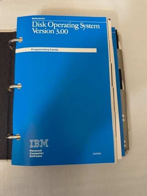 IBM PC DOS 3.0 Disk Operating System Complete Binder Manual Disks 1984 Vintage