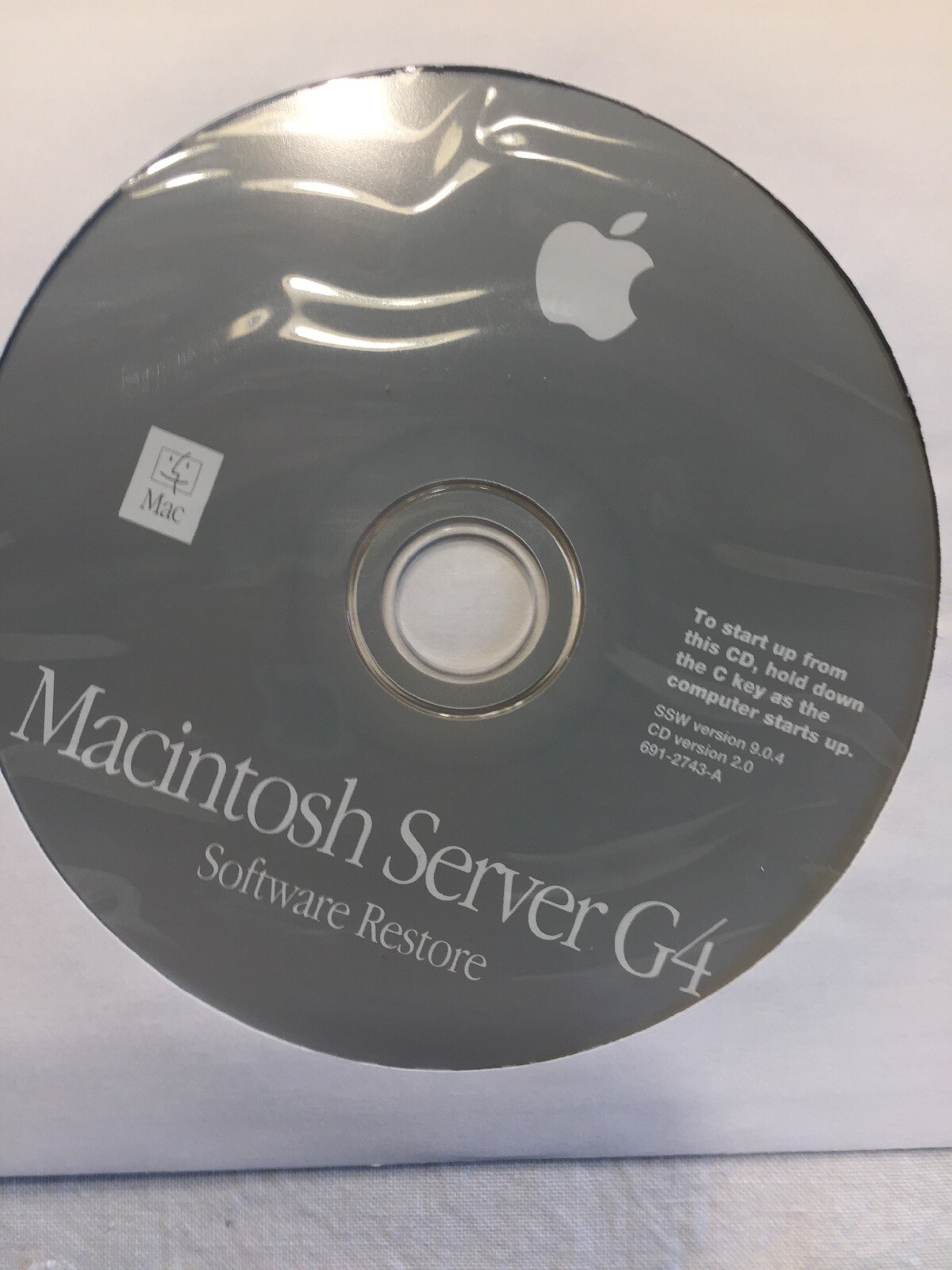 NEW Original Apple Macintosh Server Power Mac G4 Media w/ Hardware Test CD 8215