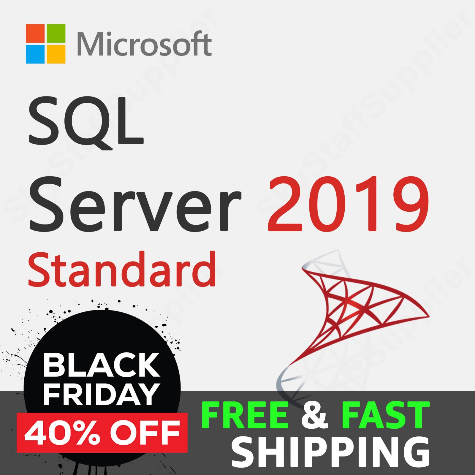 Microsoft SQL Server 2019 STANDARD 24 Cores License Key + 25 Access CALs
