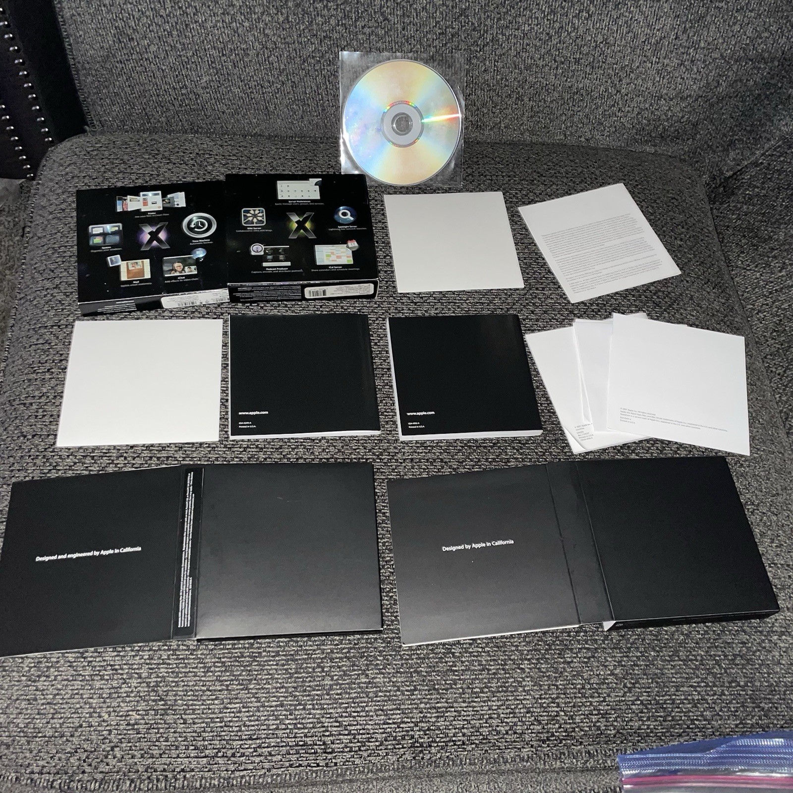 Mac OS X Leopard v10.5.1 Retail Version Install DVD MB427Z/A Sever Purple X