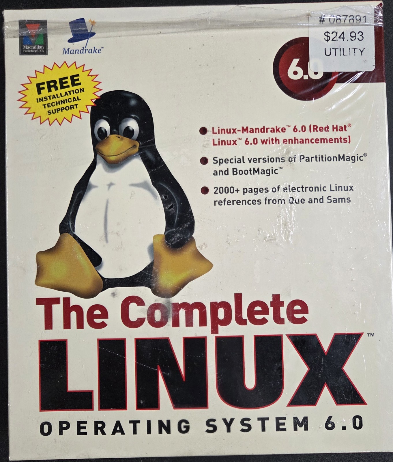 RED HAT LINUX MANDRAKE 6.0 OPERATING SYSTEM