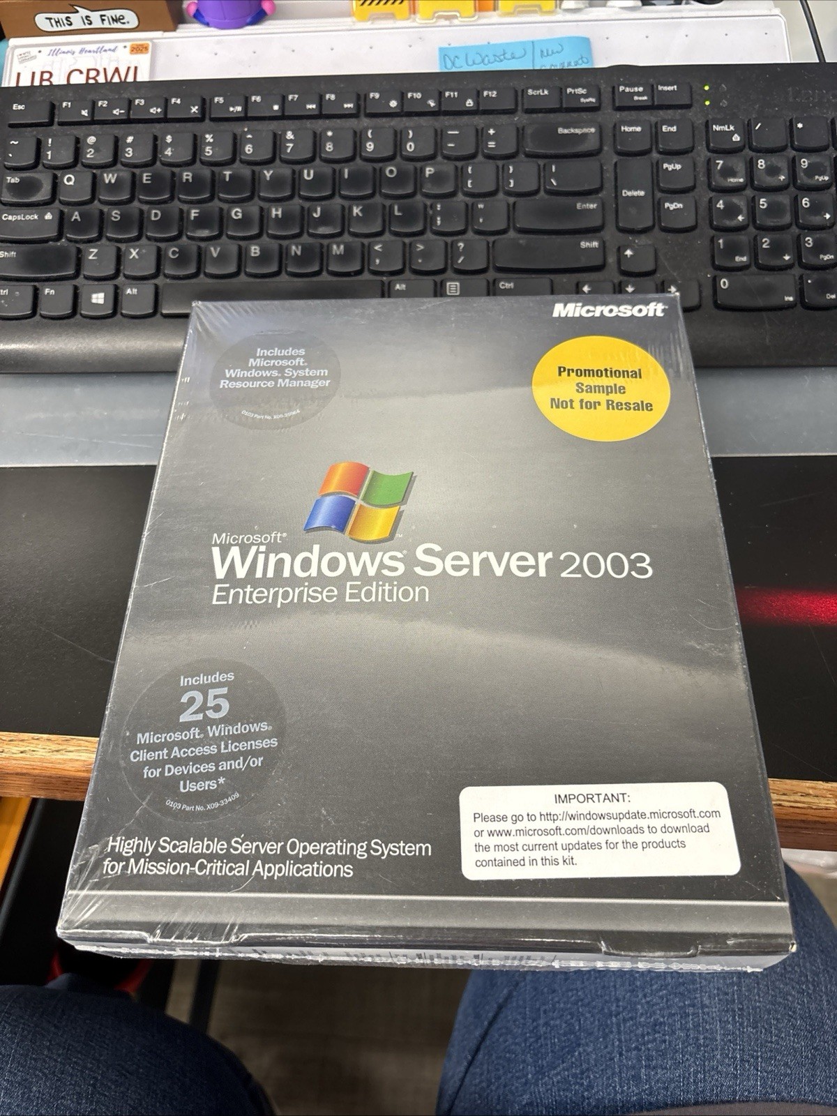 Microsoft®Windows Server 2003 Enterprise Edition • 25 Licenses PROMO NEW Sealed