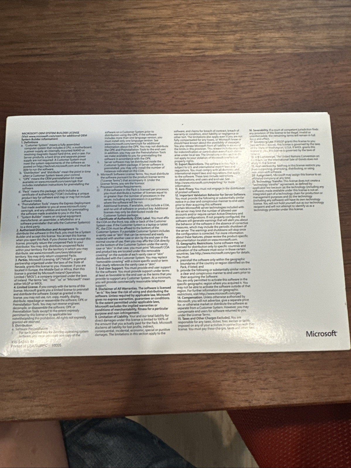 New Windows HMPREM 7 SP1 X64 ENGLISH 1PK DSP OEI DVD LCP 10/13/14