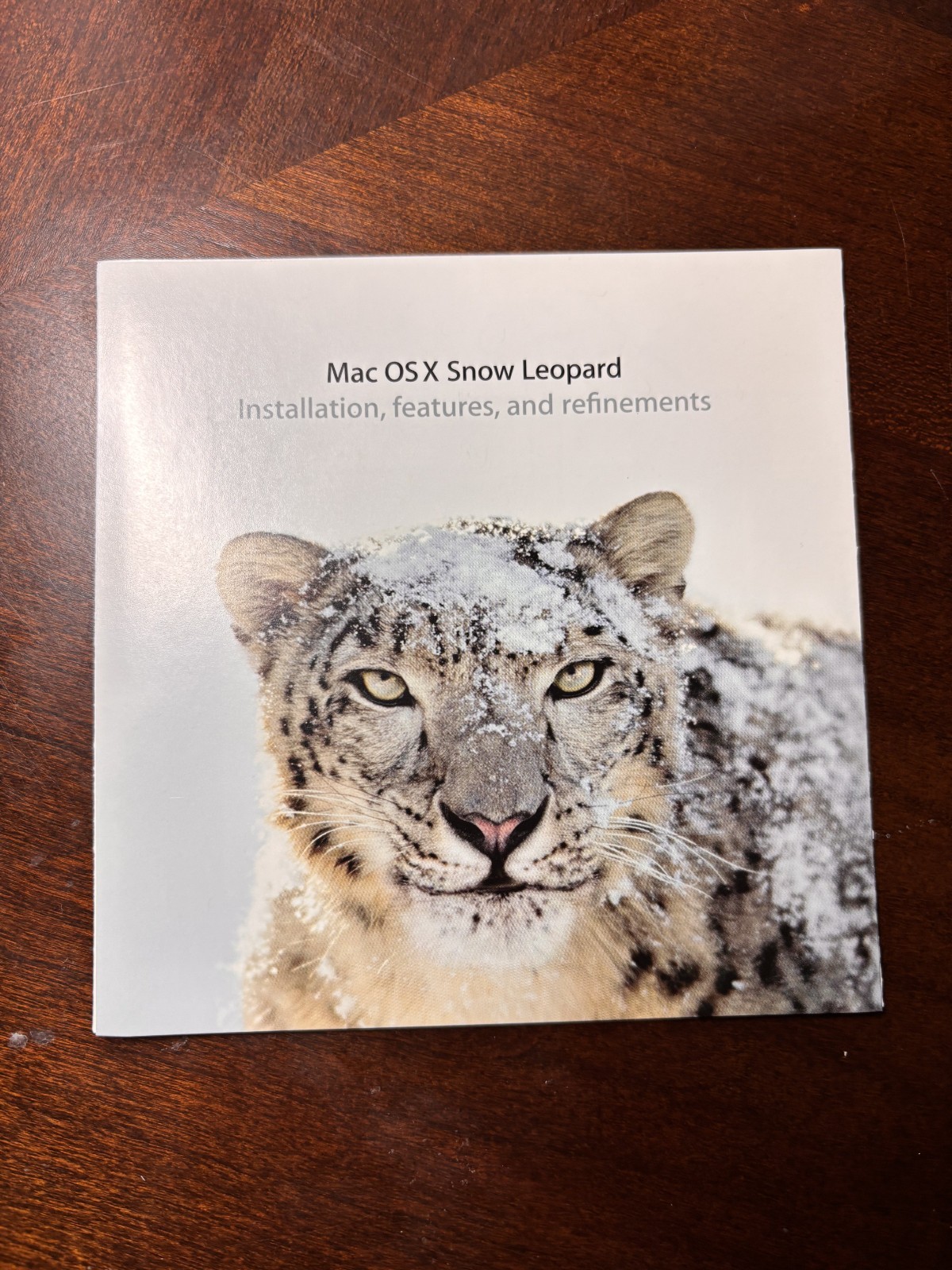 Apple Snow Leopard Mac OS X 10.6.3 Operation System Install Retail MC573Z/A DVD