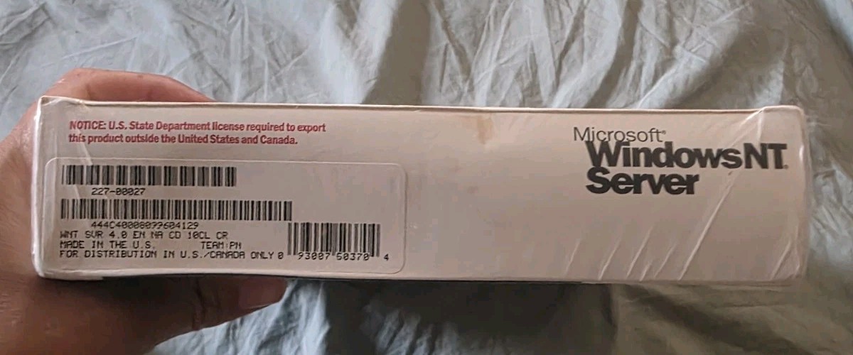 Microsoft Windows NT Server 4.0 CD 10 Client Access Linceses Factory Sealed 1996