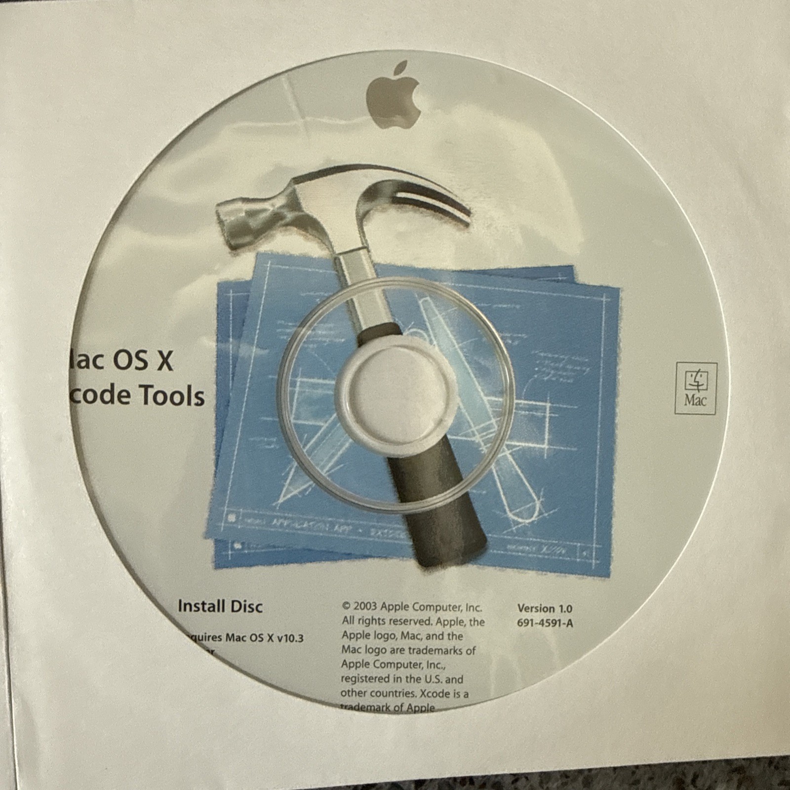 Apple Mac OS X 10.3 Panther Complete 4 Discs Manuals M9227LL/A