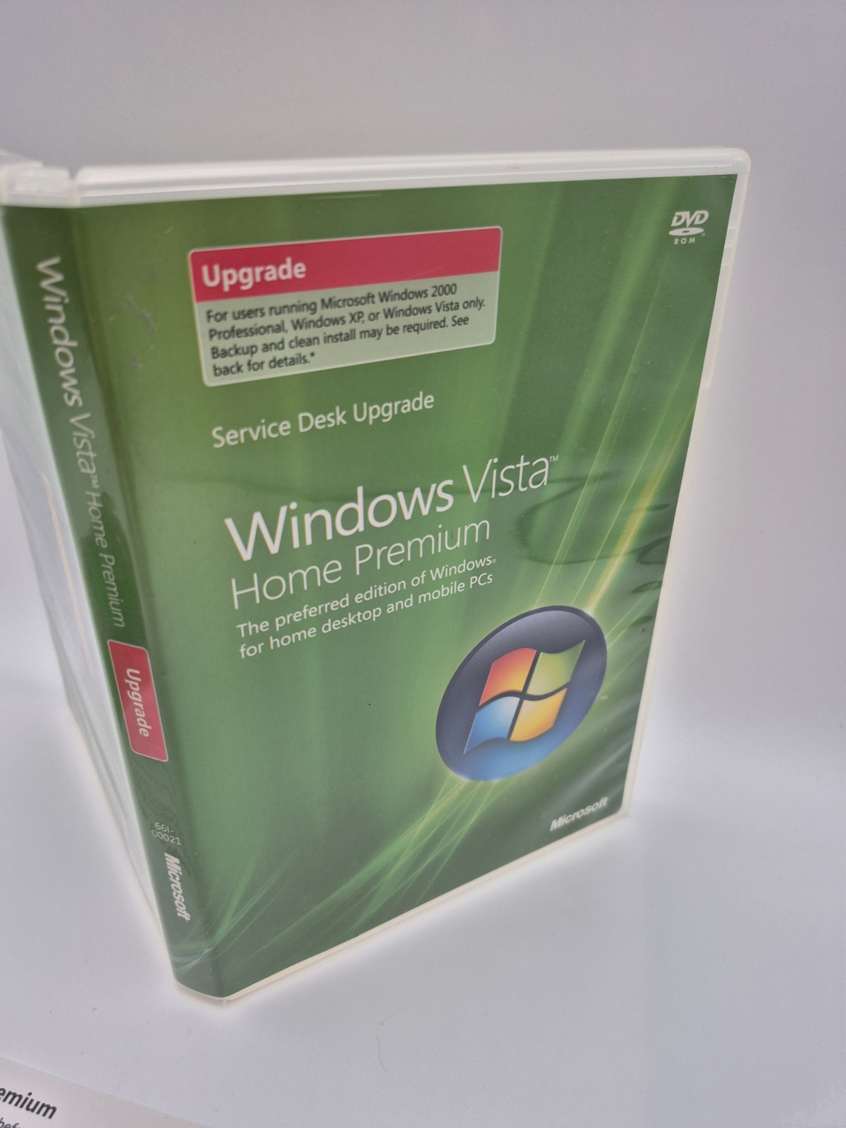 Windows Vista Home Premium Service Desk Upgrade 32 Bit with Product Key